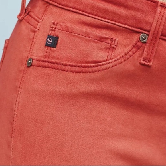 AG Jeans Prima Sateen Mid-Rise Crop Pants - Picture 5 of 11